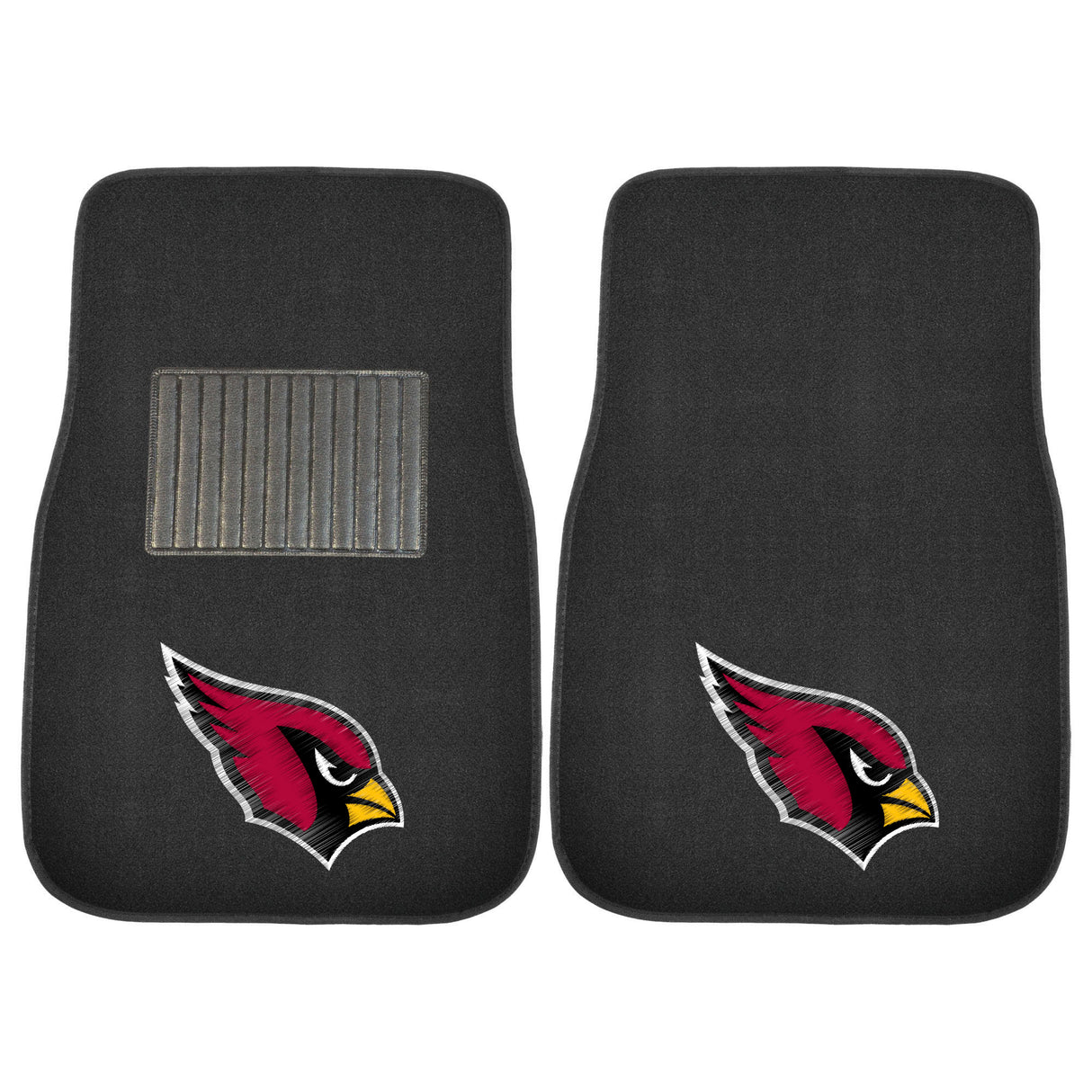 Arizona Cardinals 2-pc Embroidered Car Mat Set