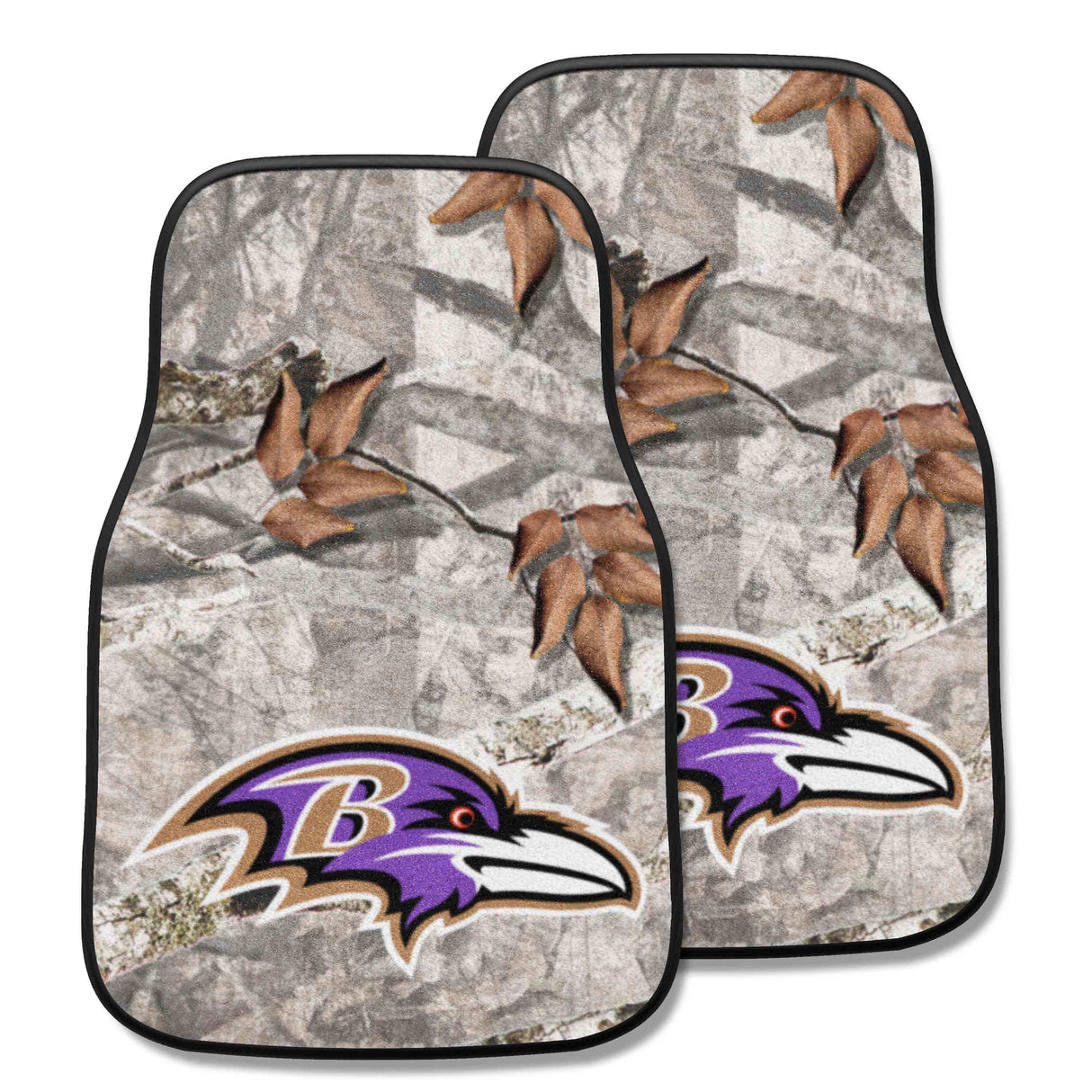 Baltimore Ravens 2-pc Carpet Car Mat Set