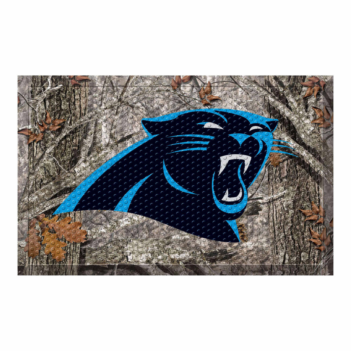 Carolina Panthers Camo Scraper Mat