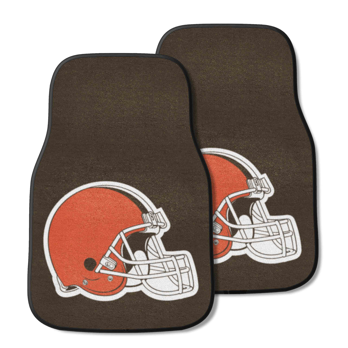 Cleveland Browns 2-pc Carpet Car Mat Set