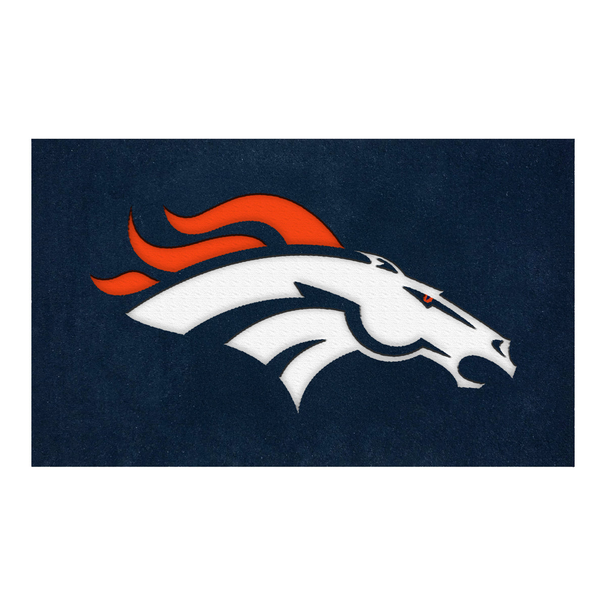 Denver Broncos 3x5 Area Rug