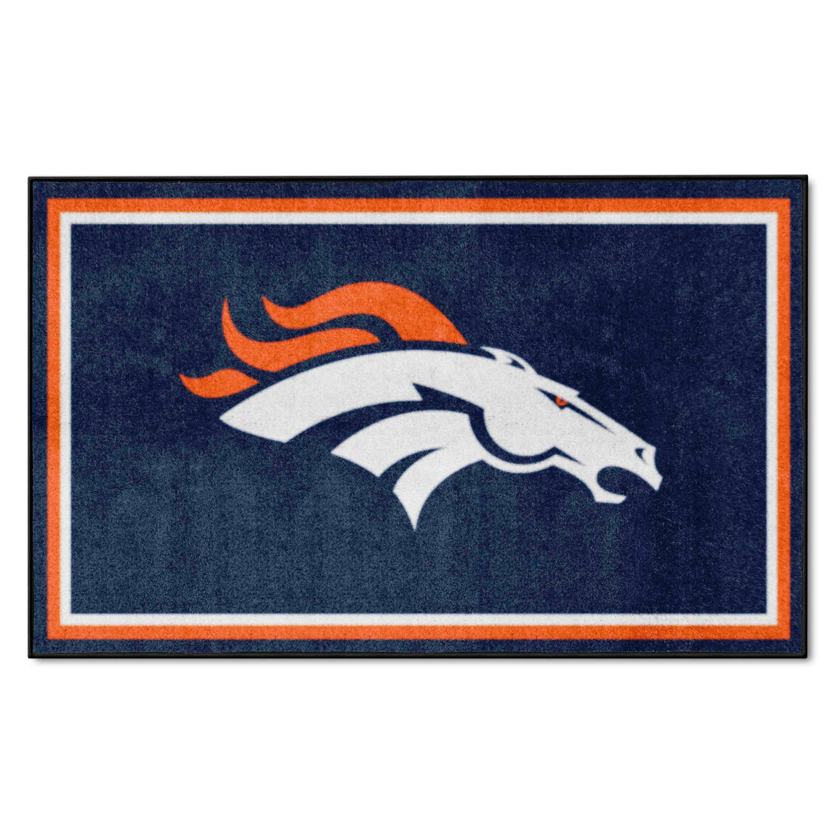 Denver Broncos 4x6 Rug