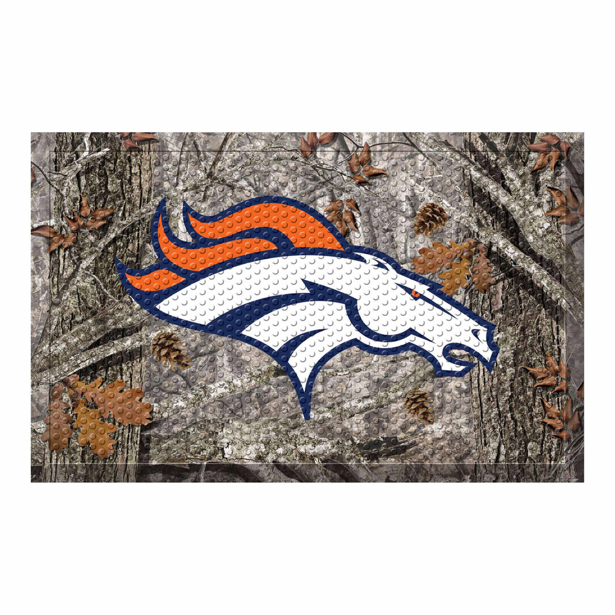 Denver Broncos Camo Scraper Mat