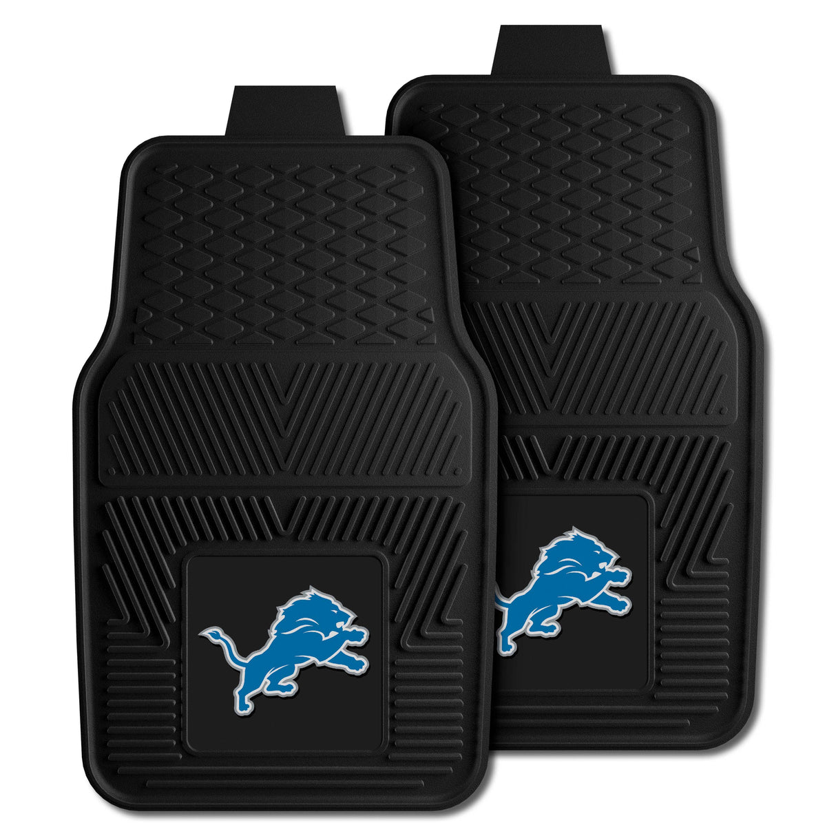Detroit Lions 2-pc Vinyl Car Mat Set