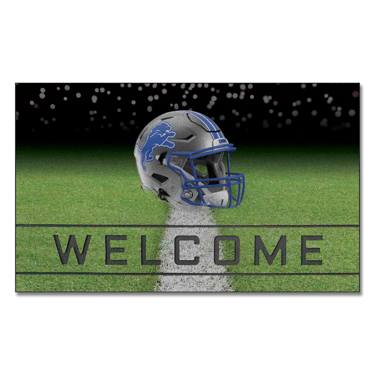 Detroit Lions Crumb Rubber Door Mat