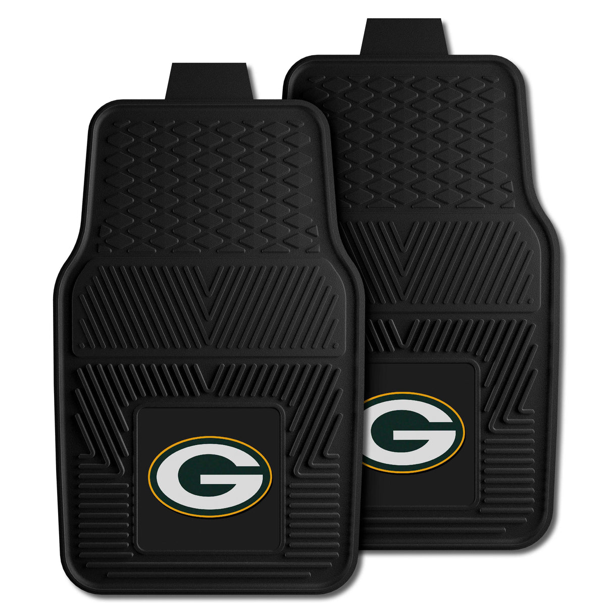 Green Bay Packers 2-pc Vinyl Car Mat Set