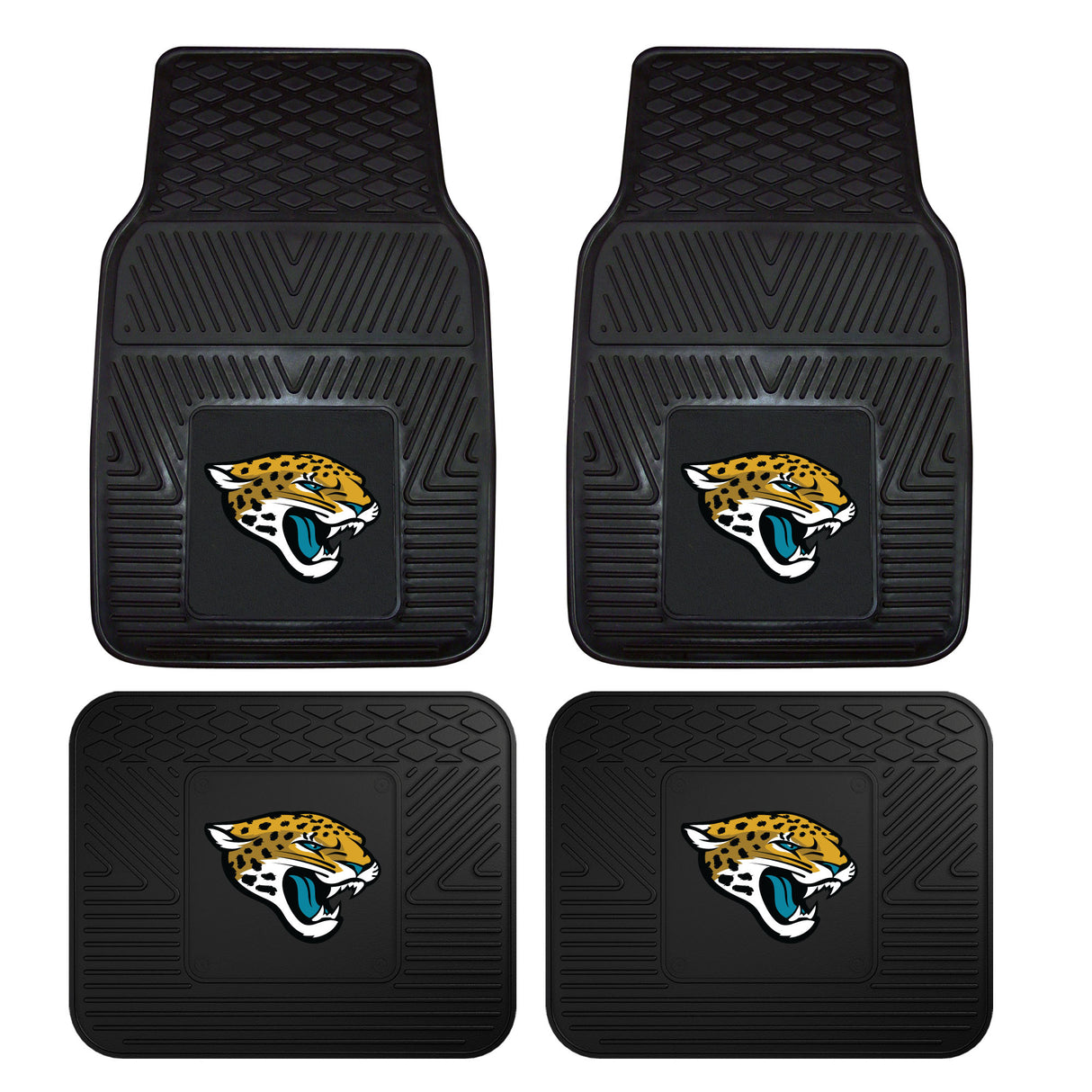 Jacksonville Jaguars 4-pc Vinyl Car Mat Set