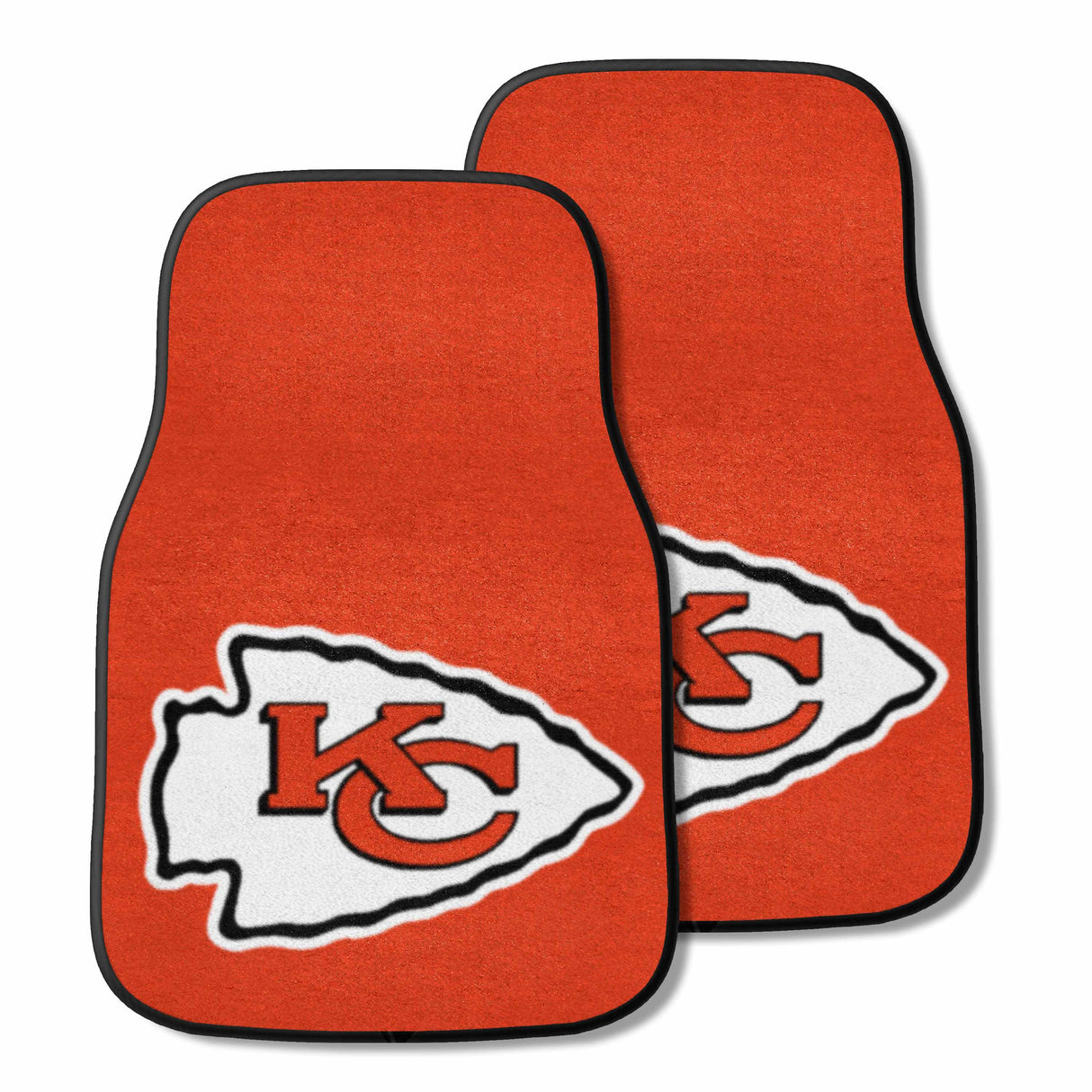 Kansas City Chiefs 2-pc Carpet Car Mat Set