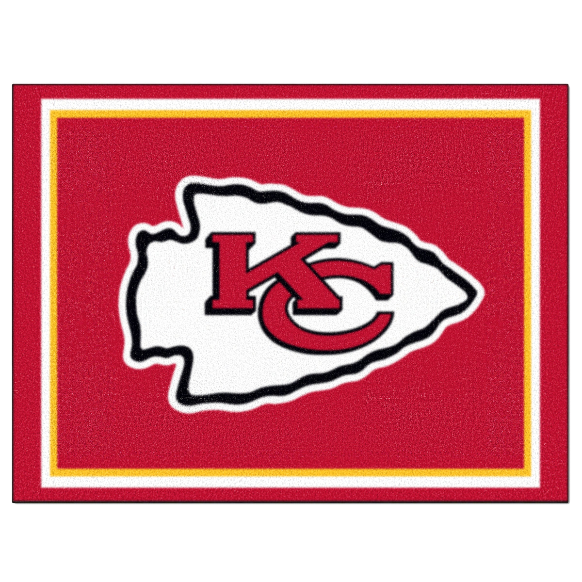 Kansas City Chiefs 8x10 Rug