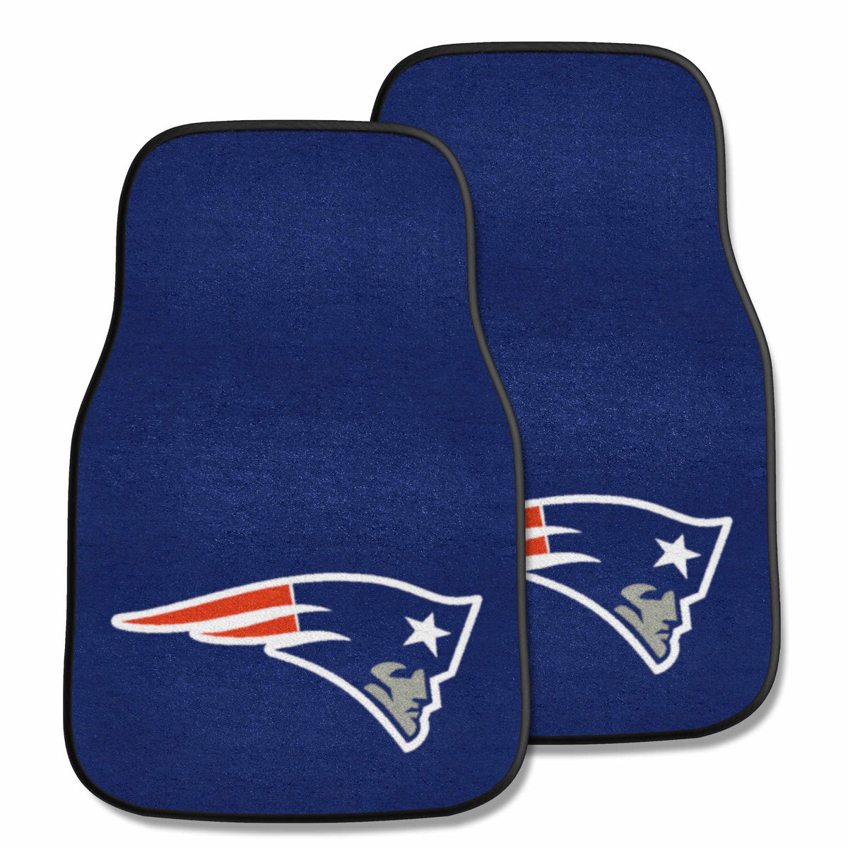 New England Patriots 2-pc Carpet Car Mat Set