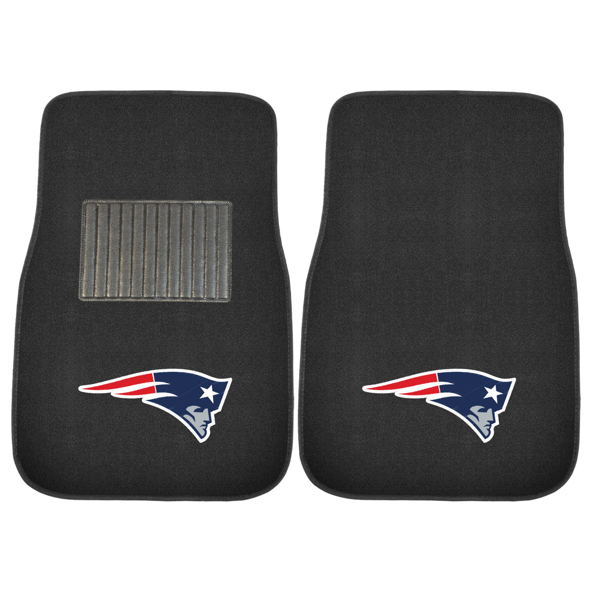 New England Patriots 2-pc Embroidered Car Mat Set