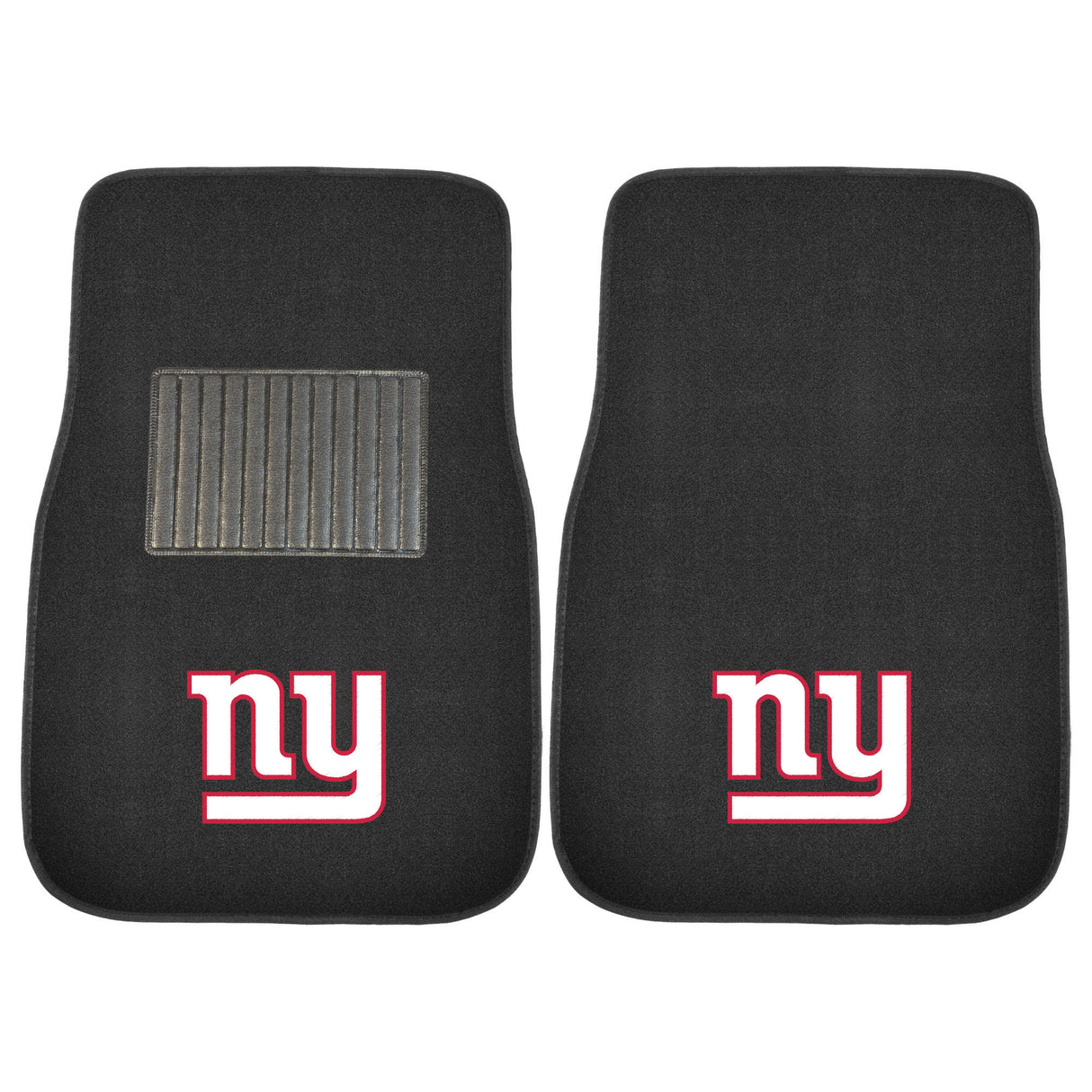 New York Giants 2-pc Embroidered Car Mat Set