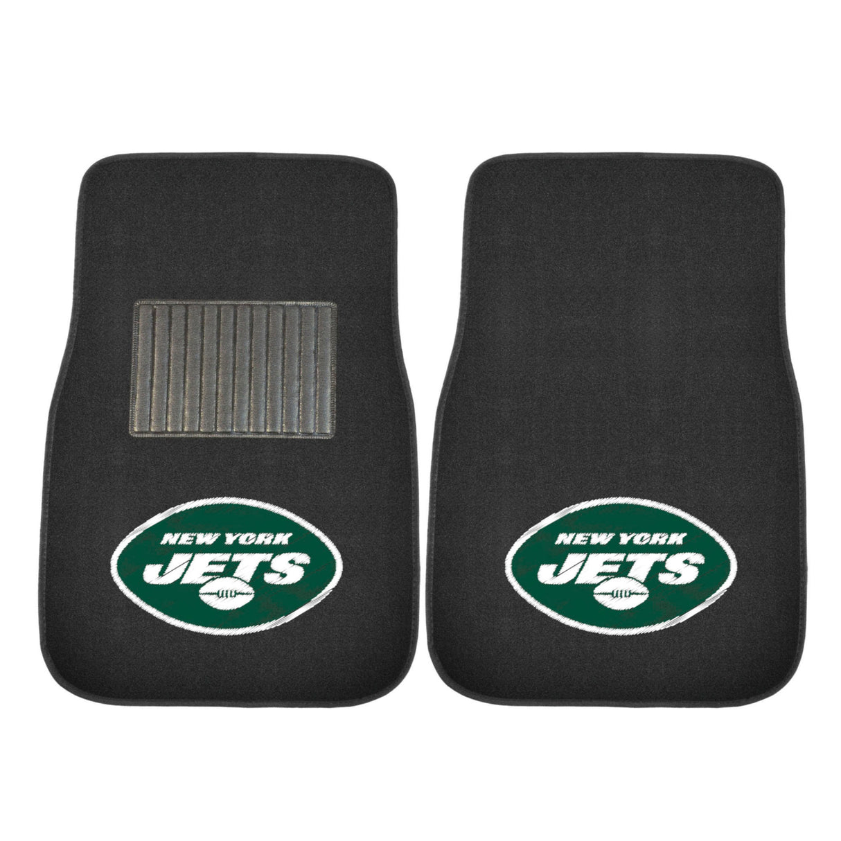 New York Jets 2-pc Embroidered Car Mat Set
