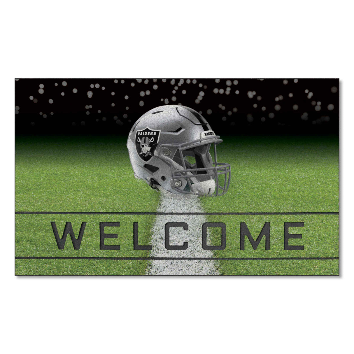 Las Vegas Raiders Crumb Rubber Door Mat