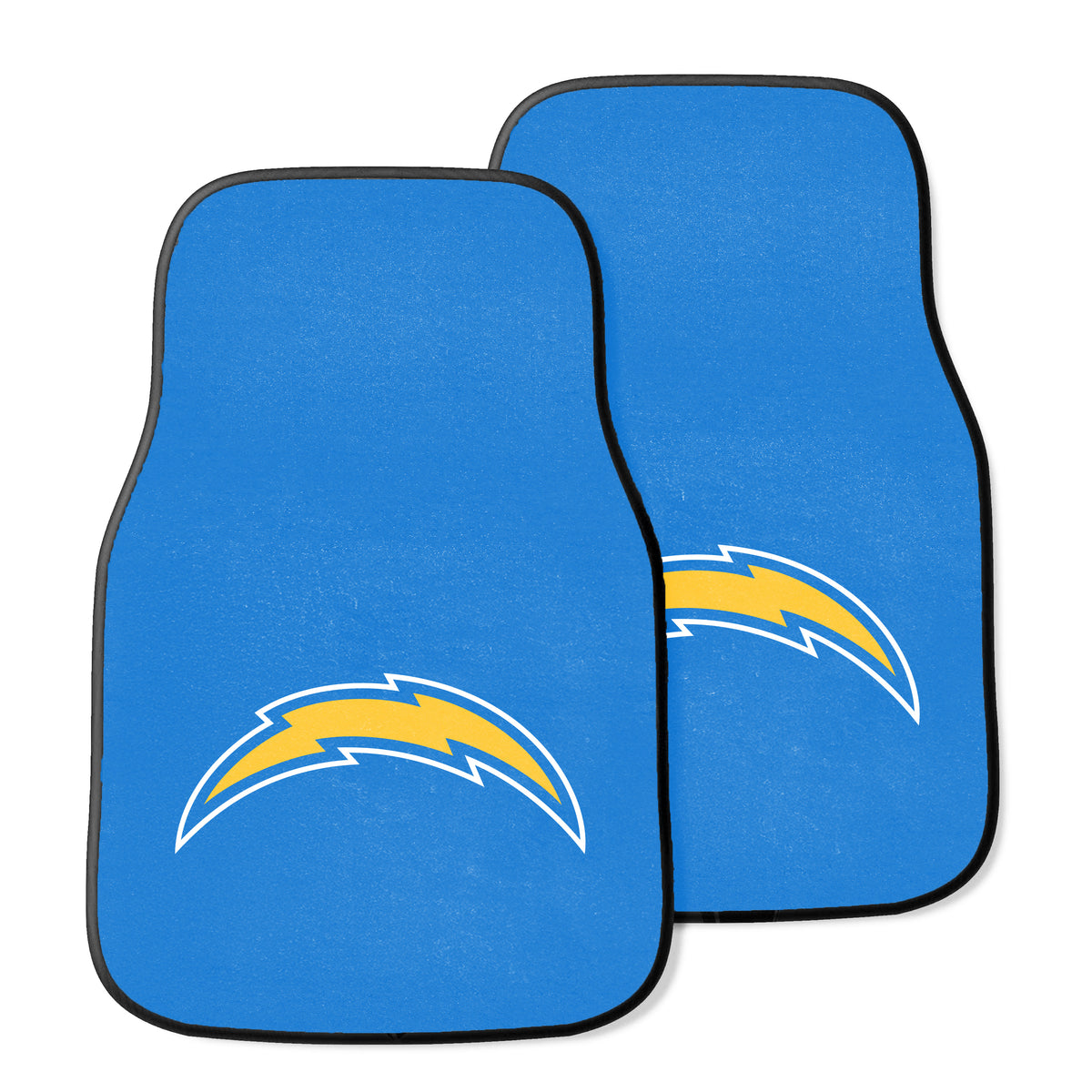 Los Angeles Chargers 2-pc Carpet Car Mat Set
