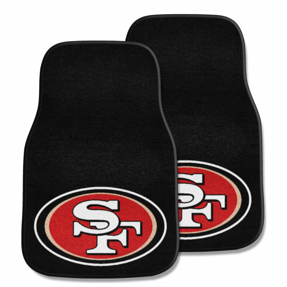 San Francisco 49ers 2-pc Carpet Car Mat Set