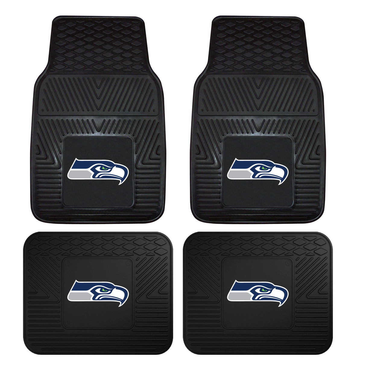 Seattle Seahawks 4-pc Vinyl Car Mat Set