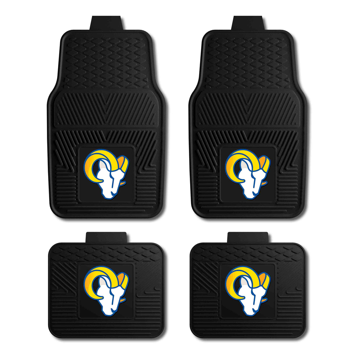 Los Angeles Rams 4-pc Vinyl Car Mat Set