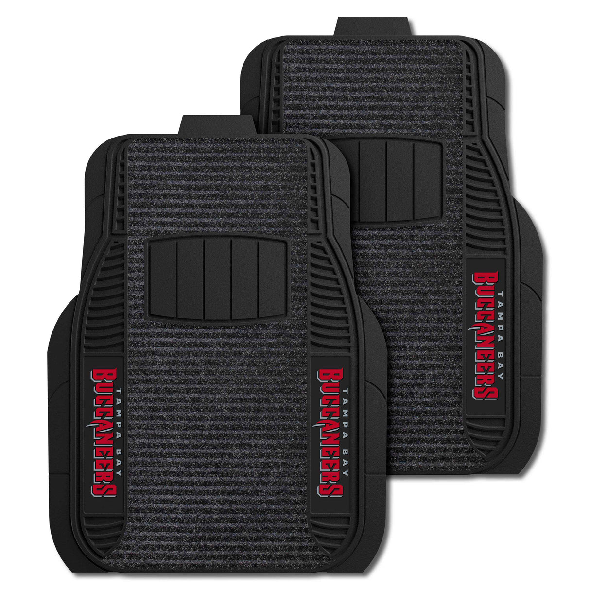 Tampa Bay Buccaneers 2-pc Deluxe Car Mat Set