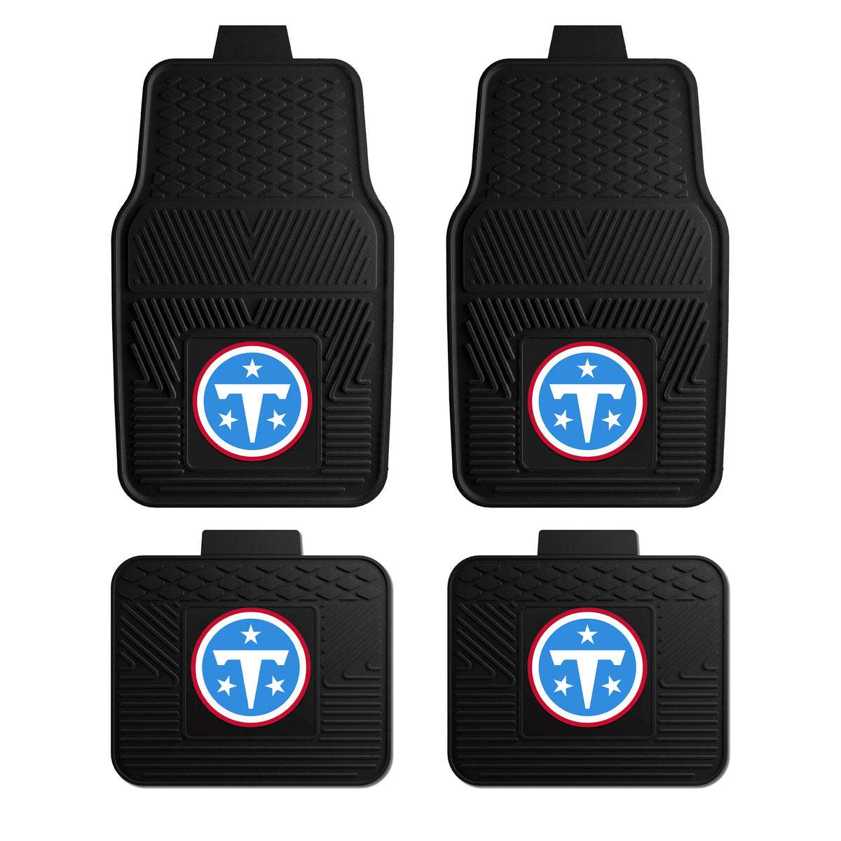 Tennessee Titans 4-pc Vinyl Car Mat Set