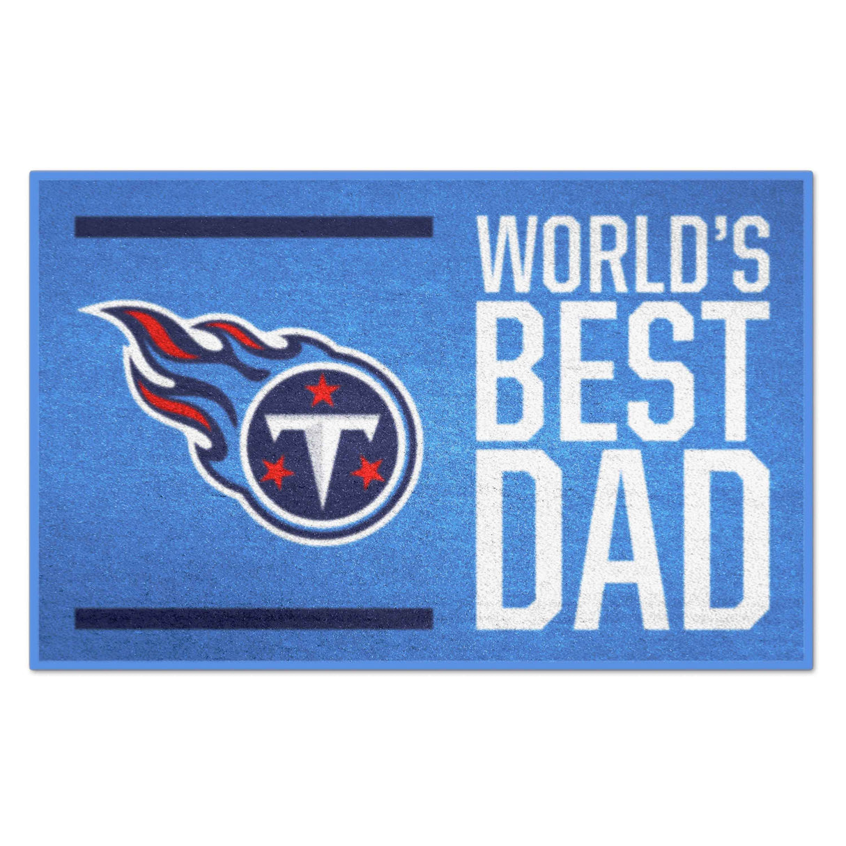 Tennessee Titans Starter Mat - World's Best Dad