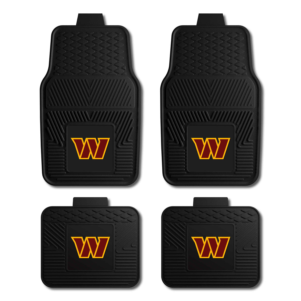 Washington Commanders 4-pc Vinyl Car Mat Set