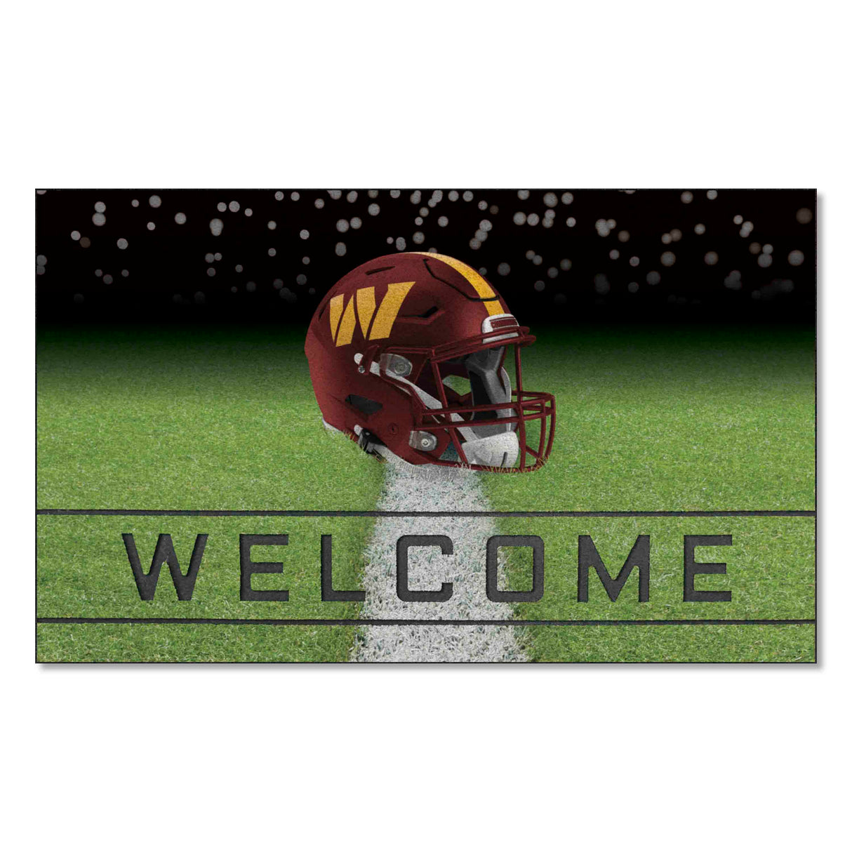Washington Commanders Crumb Rubber Door Mat