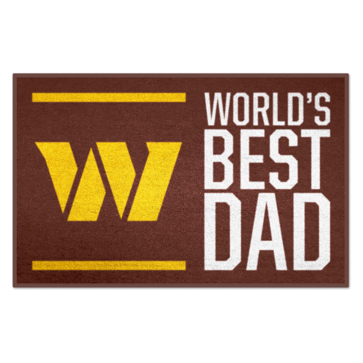 Washington Commanders Starter Mat - World's Best Dad
