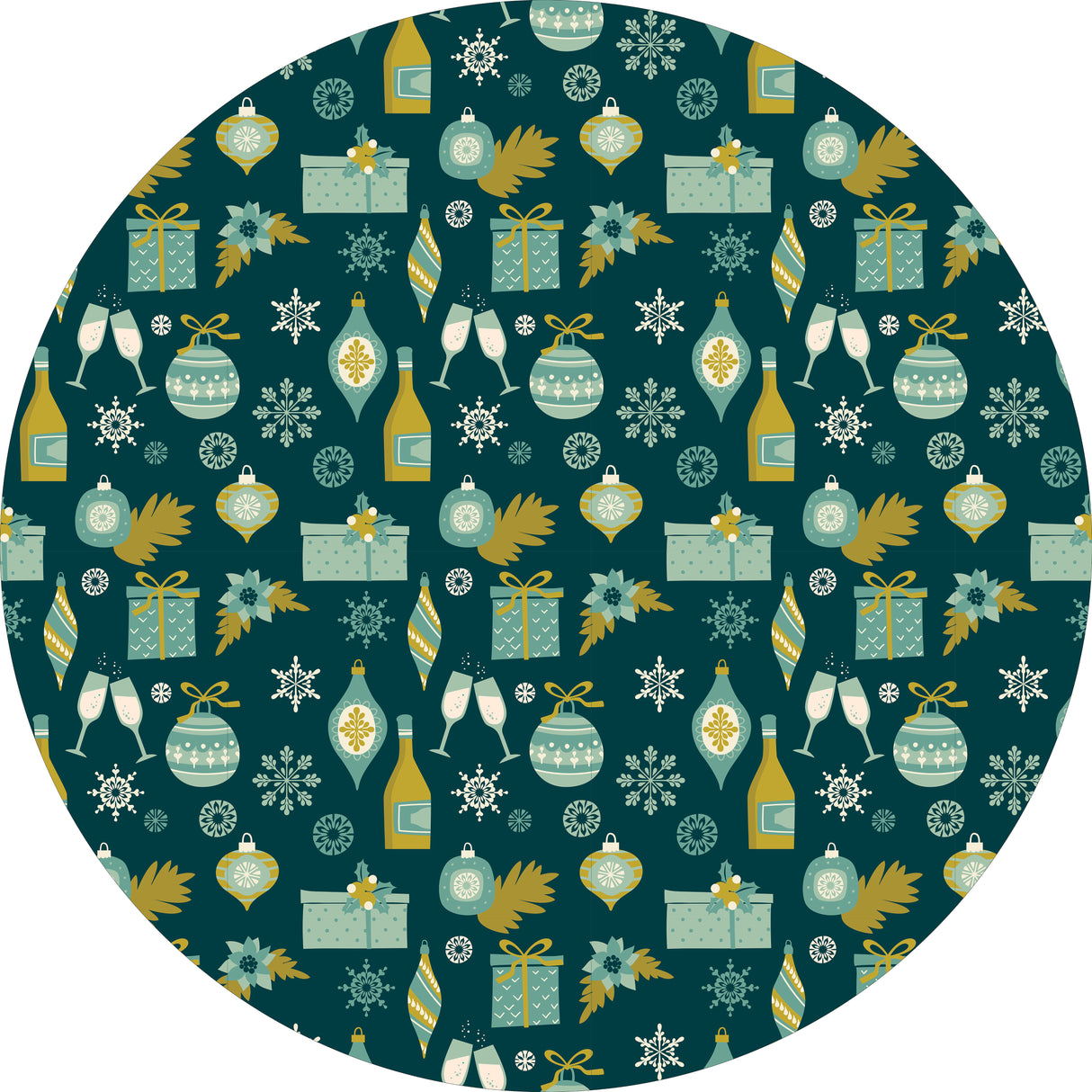 Holiday Cheers Vinyl Mat