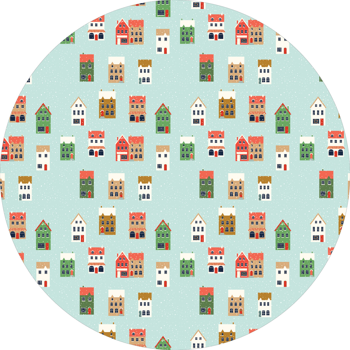Winter Towns Vinyl Mat