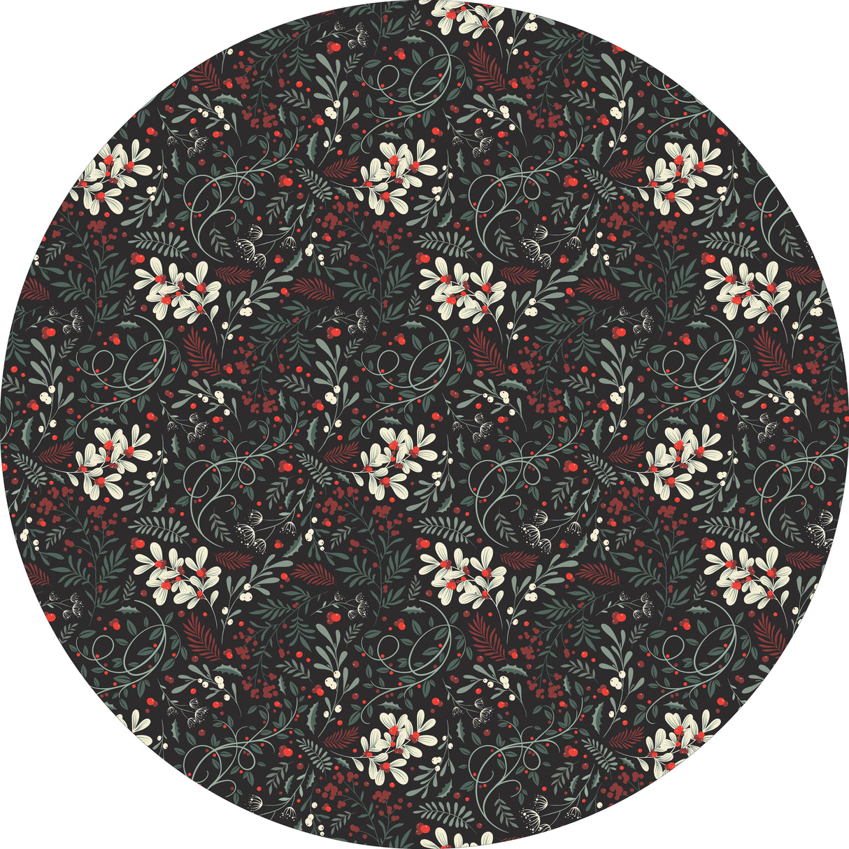 Winter Foliage Vinyl Mat