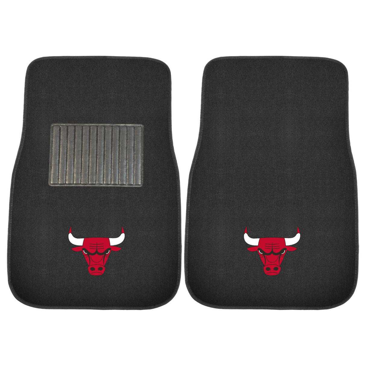 Chicago Bulls 2-pc Embroidered Car Mat Set