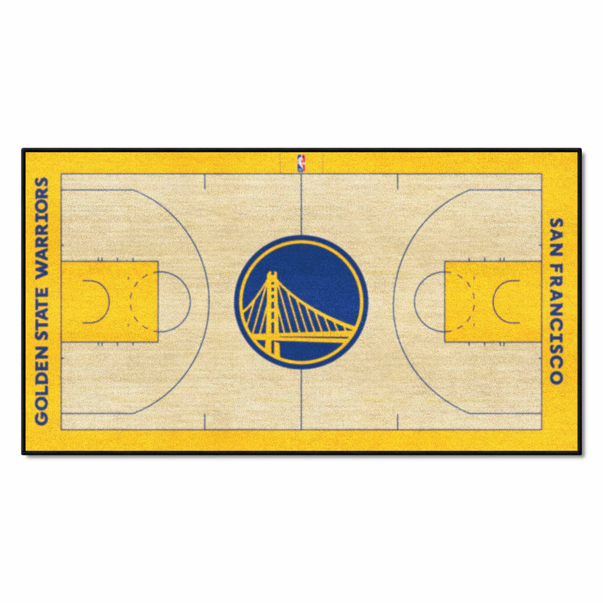 Golden State Warriors NBA Court Runner