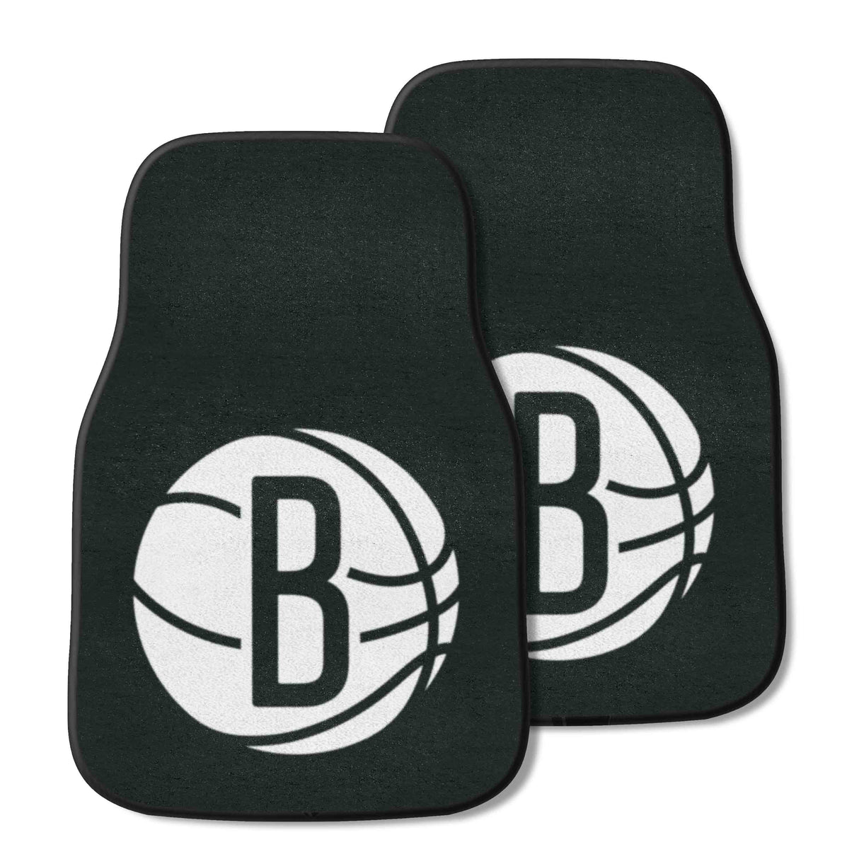 Brooklyn Nets 2-pc Carpet Car Mat Set