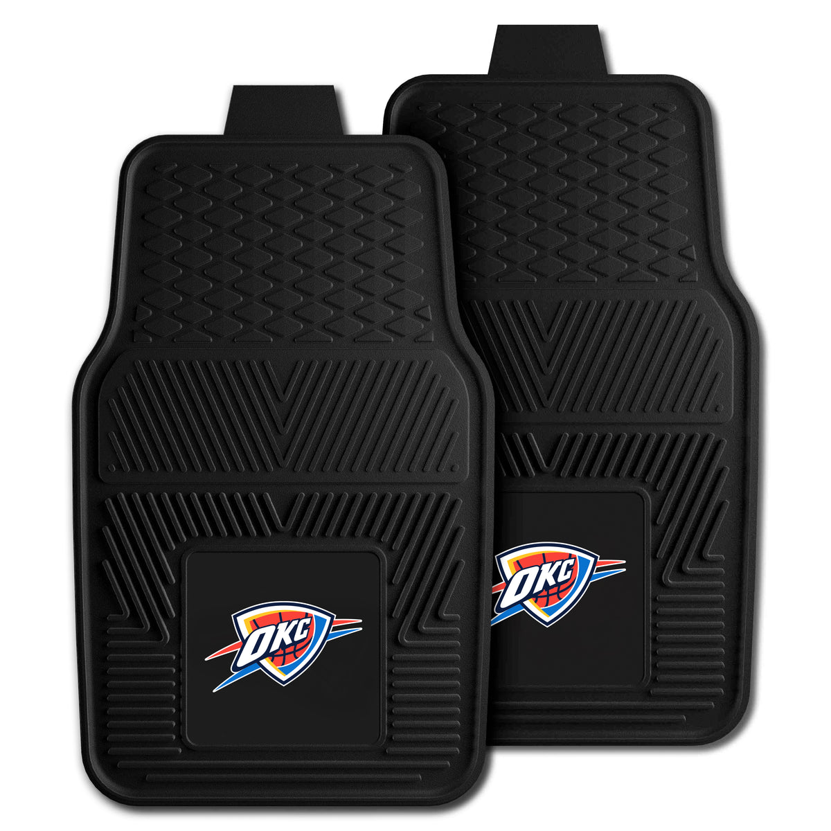 Oklahoma City Thunder 2-pc Vinyl Car Mat Set