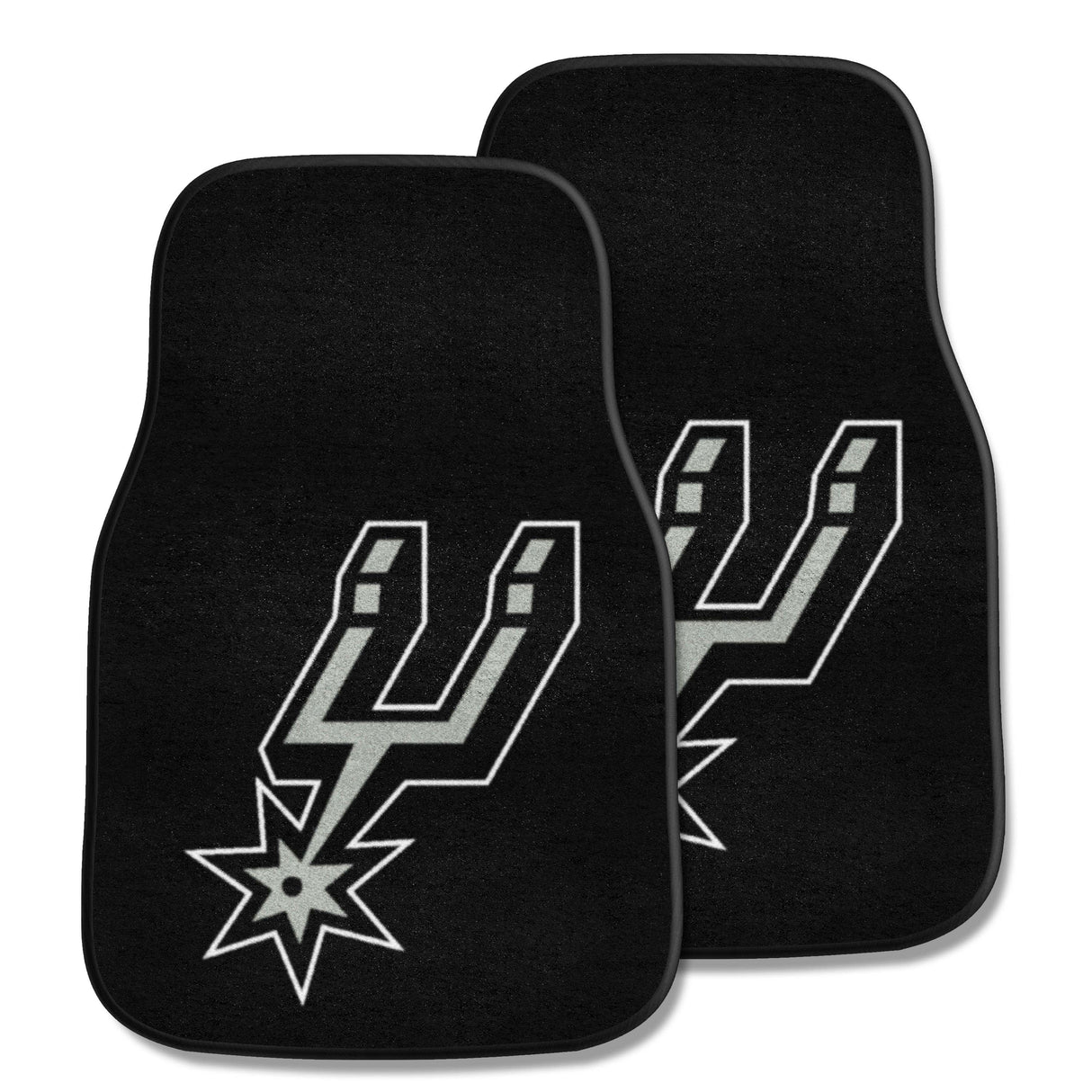 San Antonio Spurs 2-pc Carpet Car Mat Set