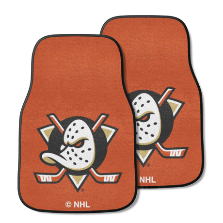 NHL - 2pc Carpet Car Mat Set