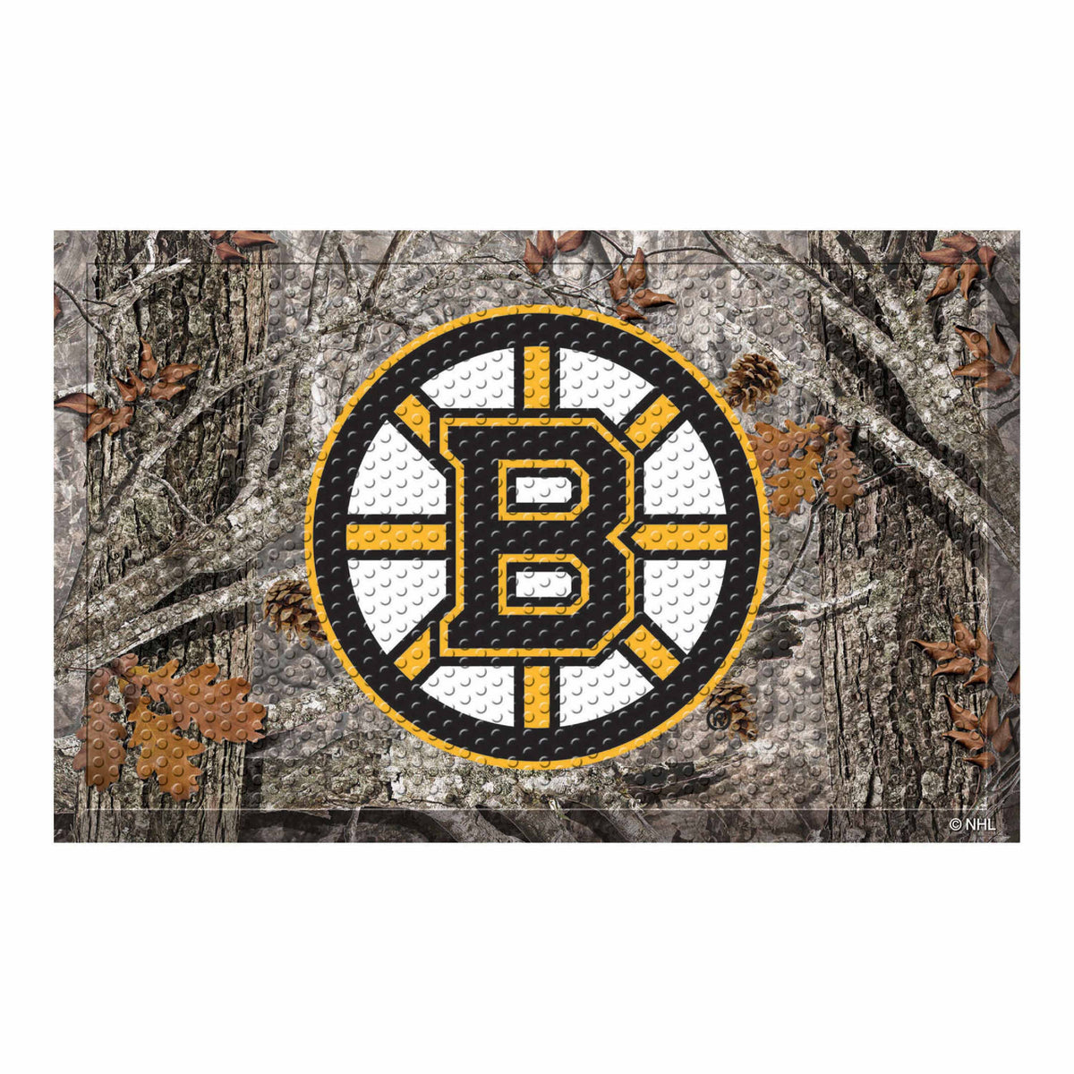 Boston Bruins Camo Scraper Mat