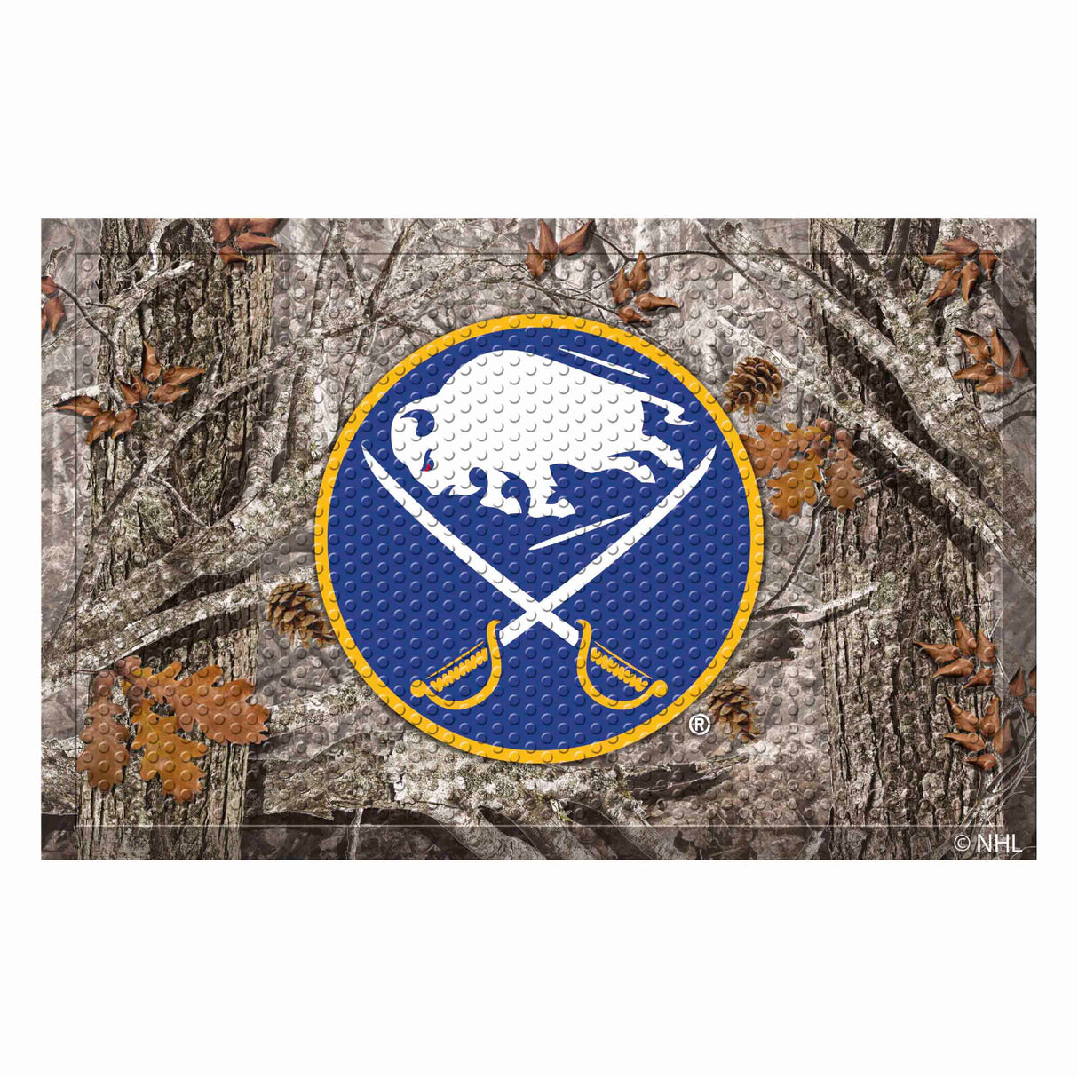 Buffalo Sabres Camo Scraper Mat