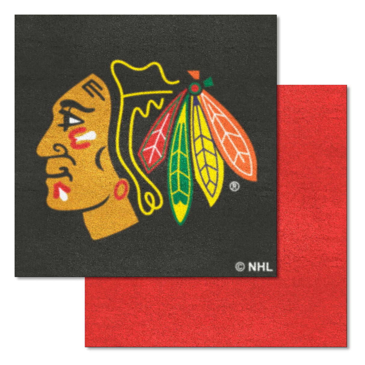 Chicago Blackhawks Team Carpet Tiles