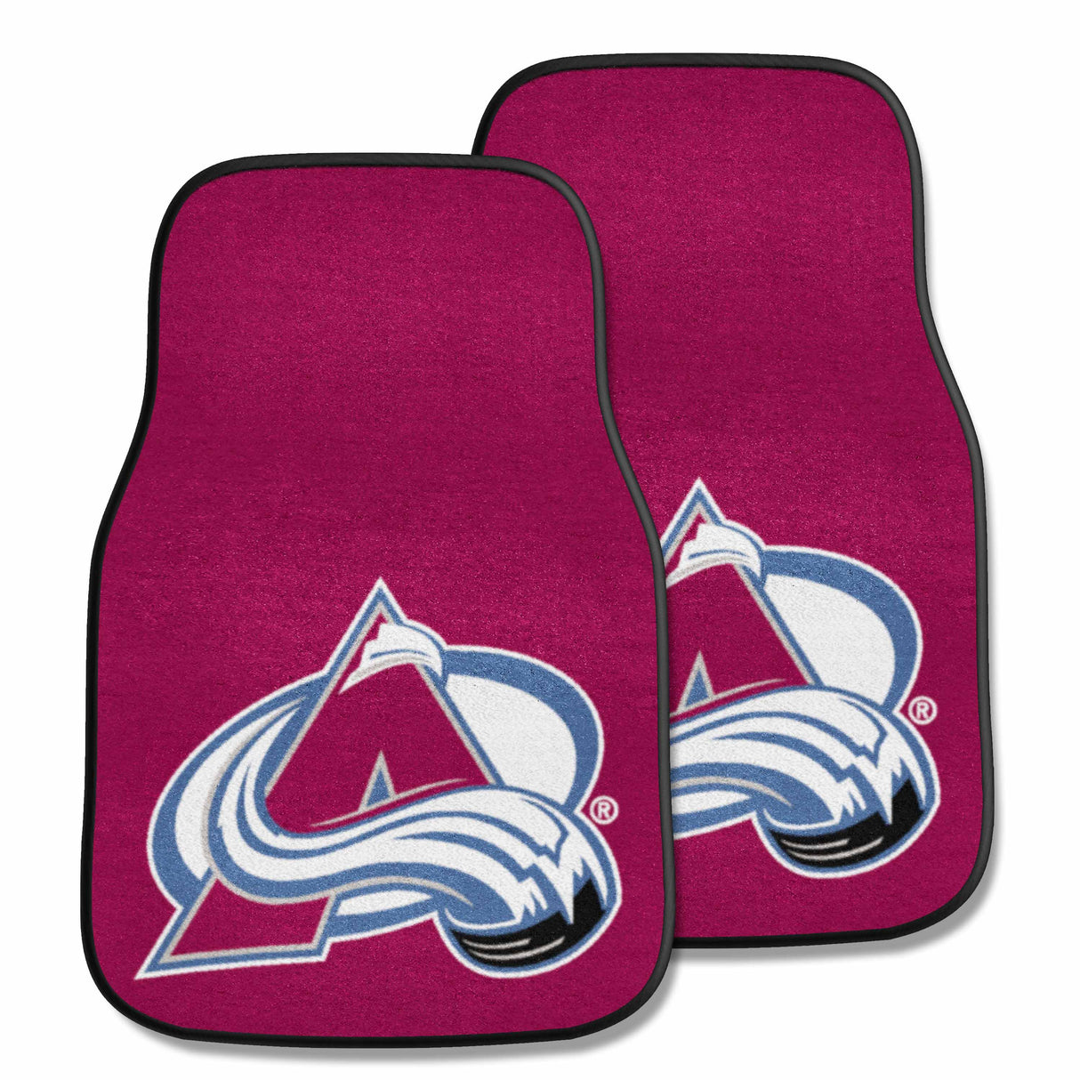 NHL - 2pc Carpet Car Mat Set