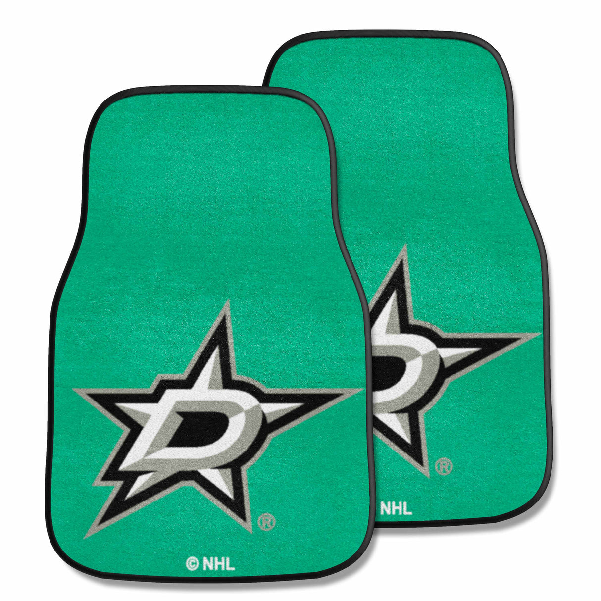 NHL - 2pc Carpet Car Mat Set