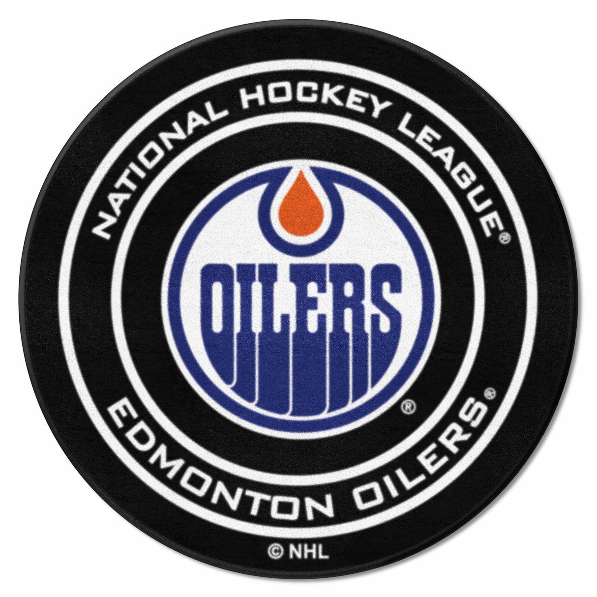 Edmonton Oilers Puck Mat