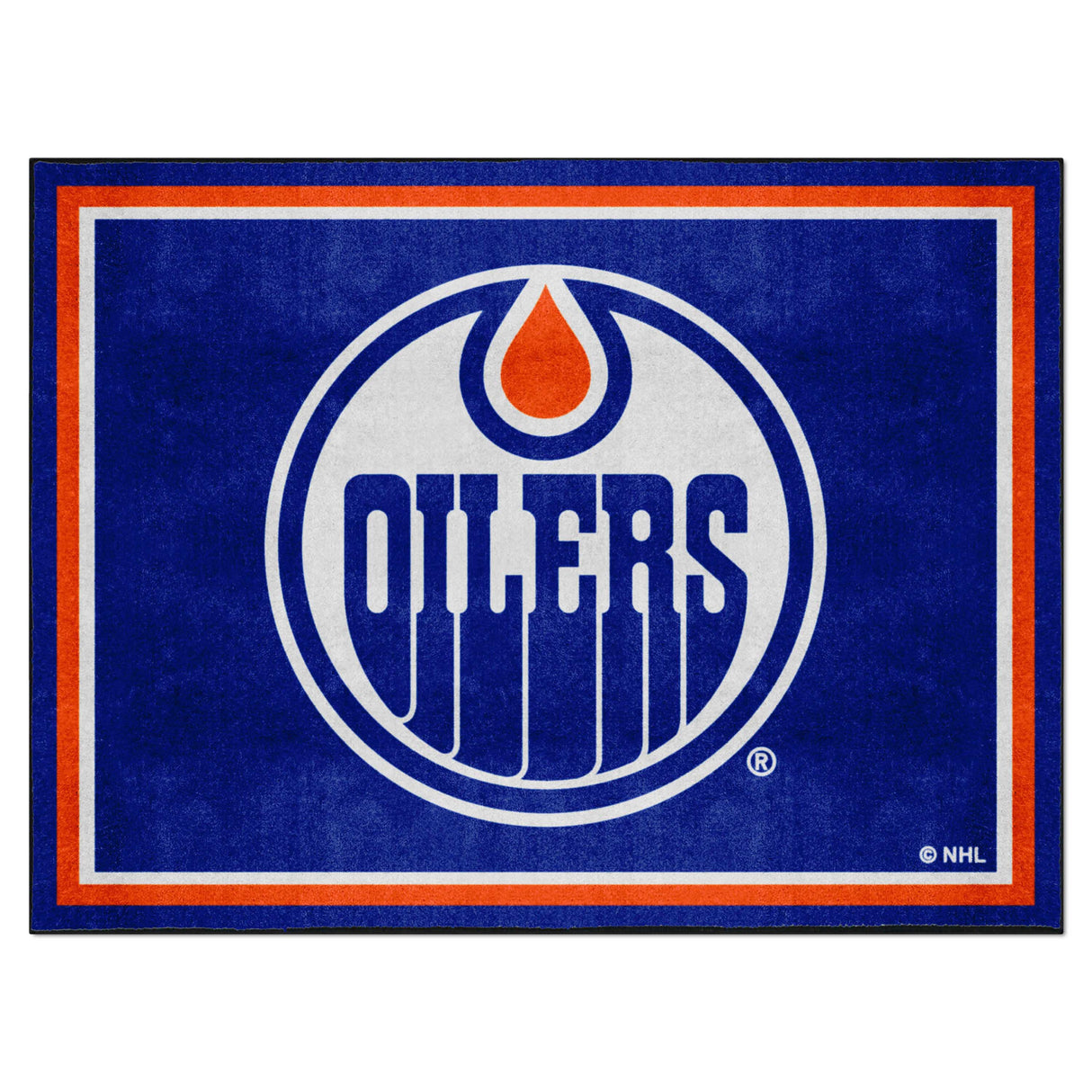 Edmonton Oilers 8x10 Rug