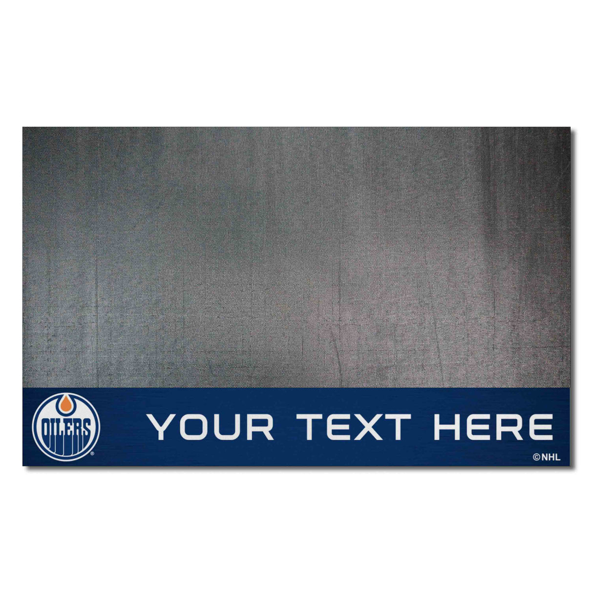 Edmonton Oilers Personalized Grill Mat