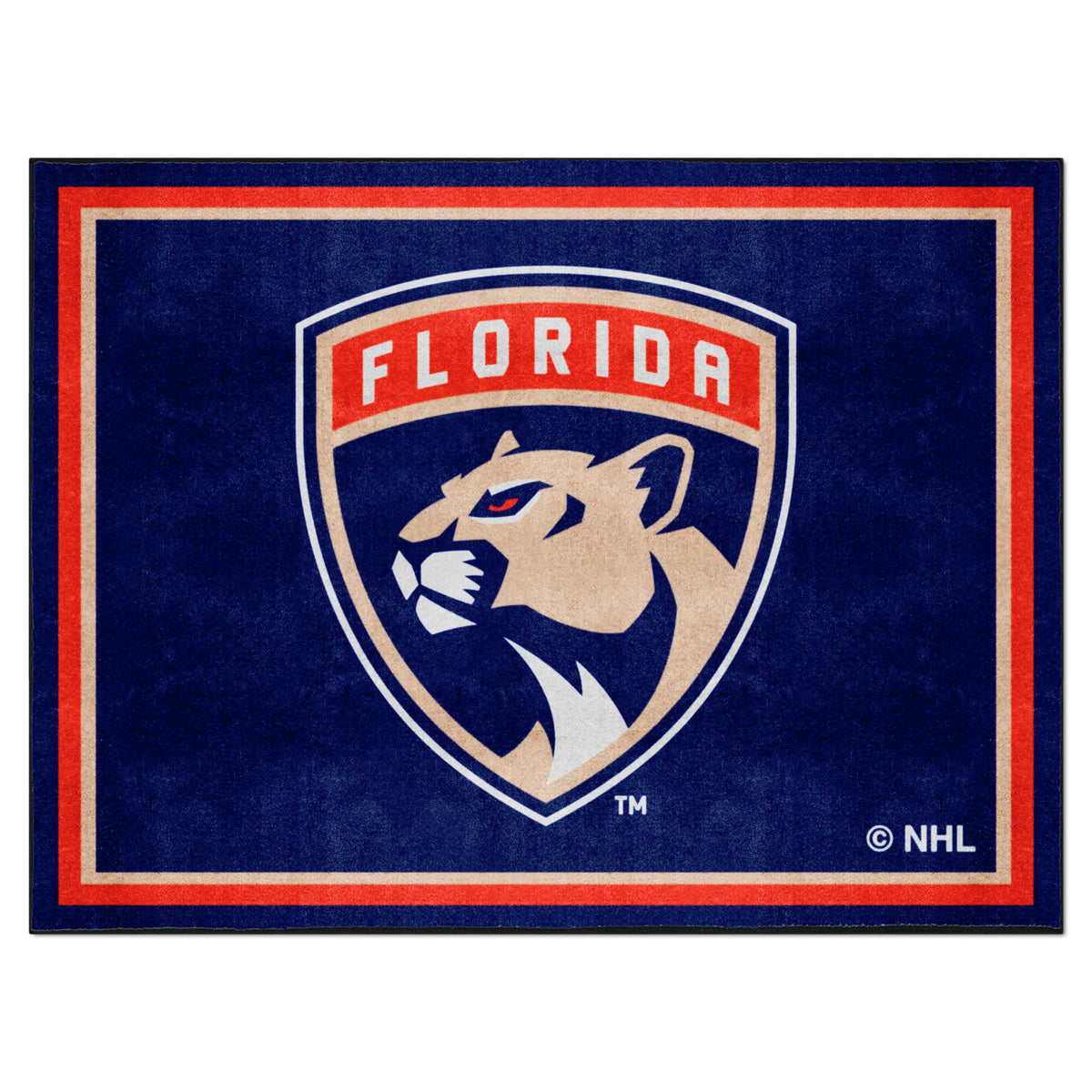 Florida Panthers 8x10 Rug