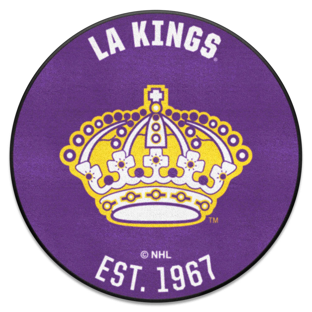 Vintage Los Angeles Kings Roundel Mat