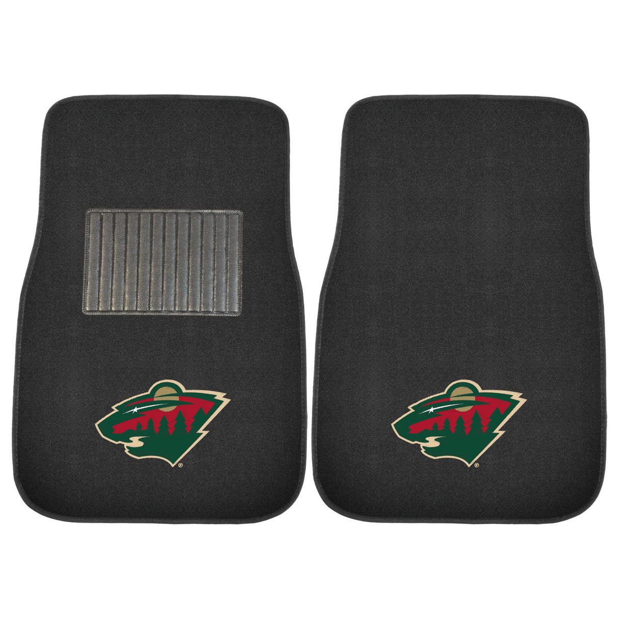 Minnesota Wild 2-pc Embroidered Car Mat Set