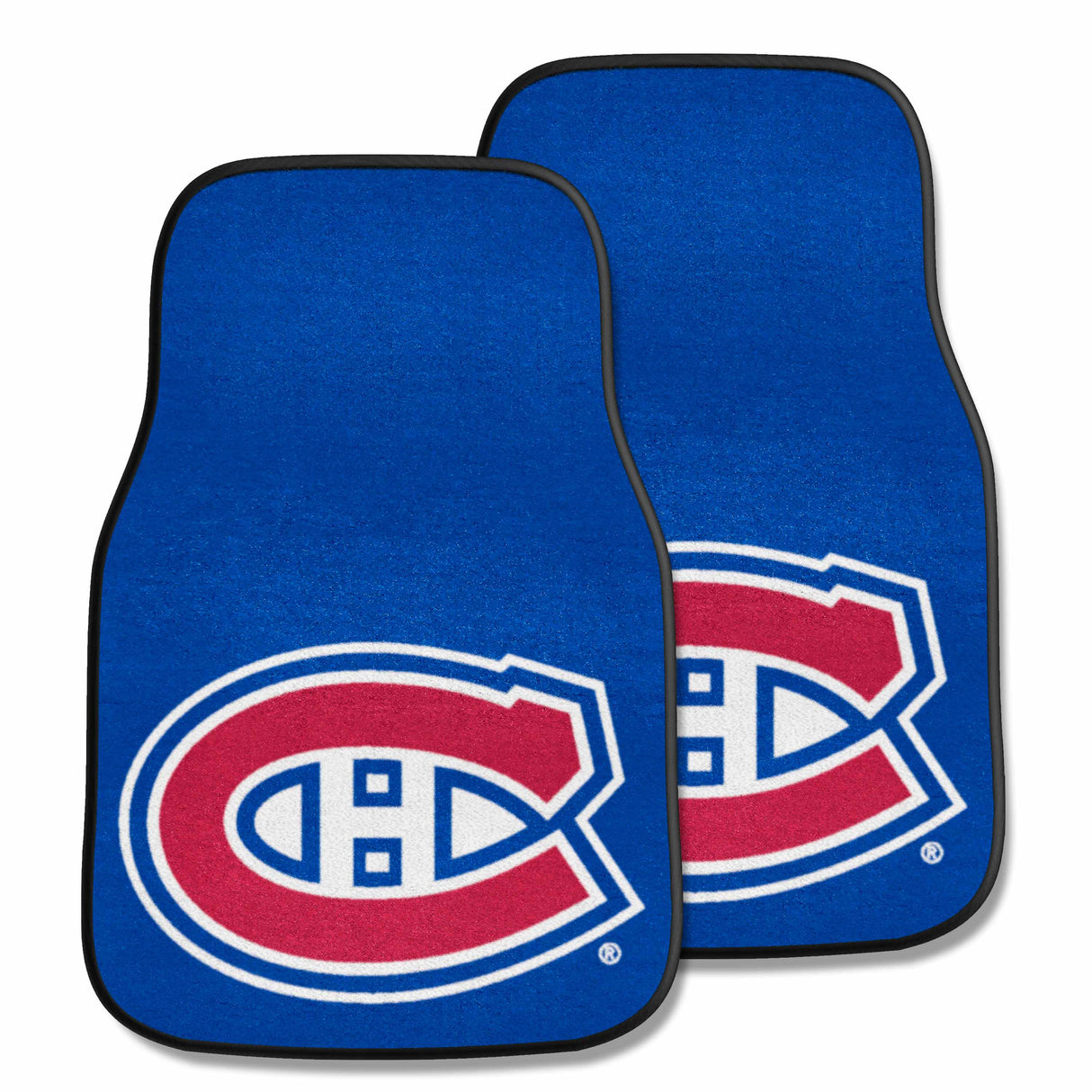 NHL - 2pc Carpet Car Mat Set