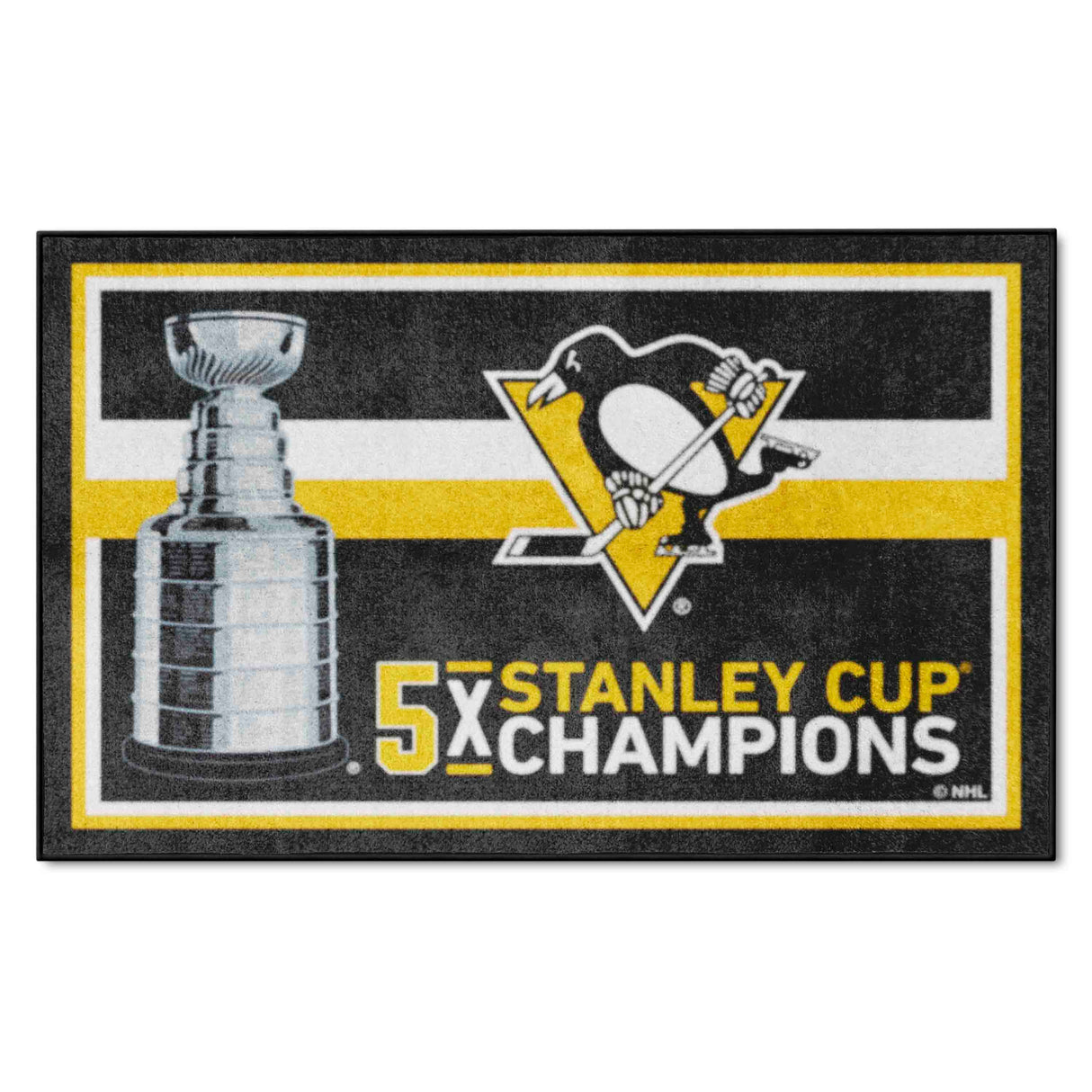 Pittsburgh Penguins 4x6 Rug
